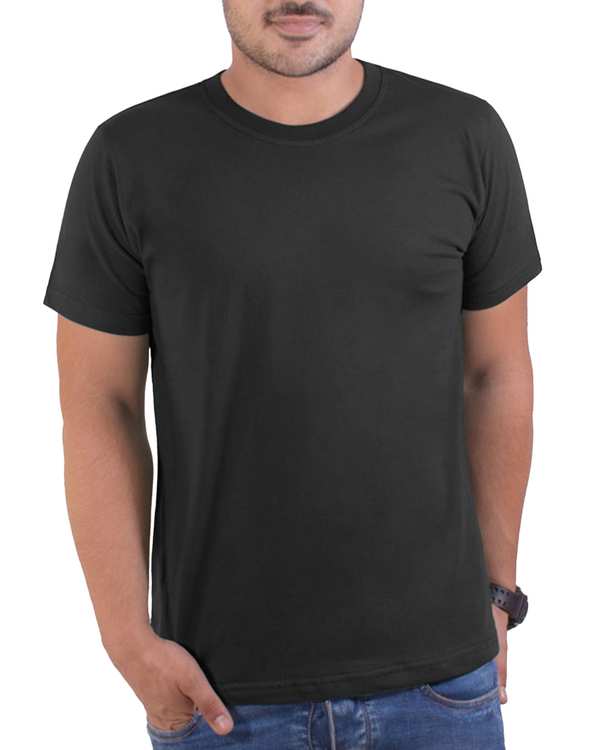 تی شرت مردانه مشکی سیمپل ورز Simple wears کد TSS590
