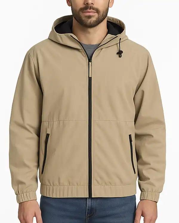 سویشرت مردانه زیپ دار کرم فدیکو Fedyco کد 10719050