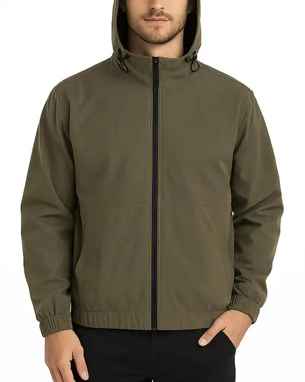 سویشرت مردانه زیپ دار سبز فدیکو Fedyco کد 10719050