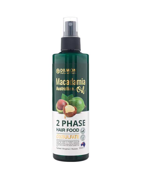 سرم مو دو فاز دیلمون Dilmon حاوی روغن ماکادمیا مناسب انواع مو حجم 250ml