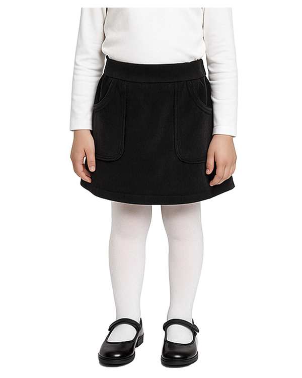 دامن دخترانه جیب دار مشکی ملورینا Melorina کد 9171