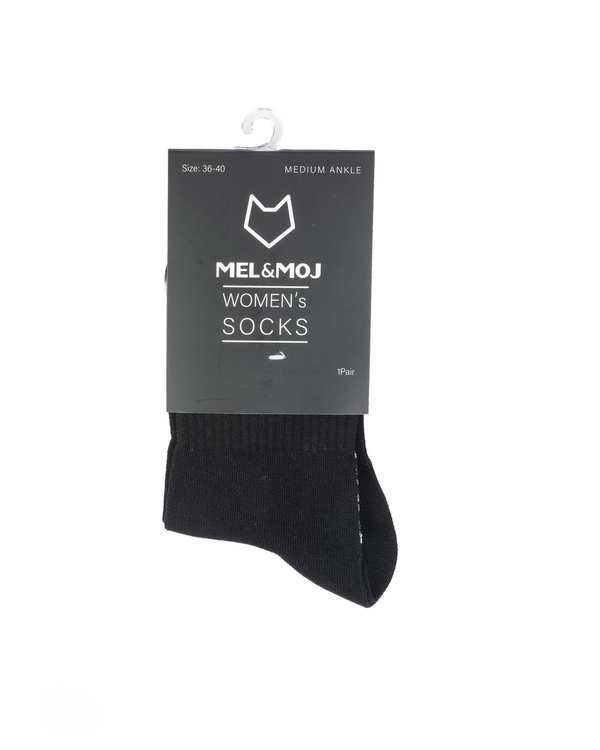 جوراب ساق بلند زنانه مشکی مل اند موژ Mel & Moj کد W08920 - تصویر 2