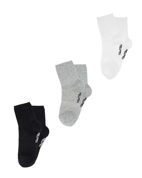 جوراب ساق بلند زنانه مل اند موژ Mel & Moj کد W08922 بسته سه عددی