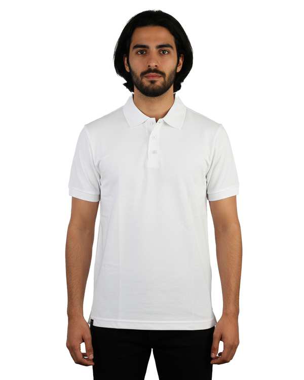 پولوشرت مردانه سفید مل اند موژ Mel & Moj کد M09001