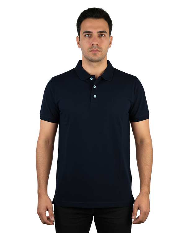 پولوشرت مردانه سرمه ای مل اند موژ Mel & Moj کد M09001