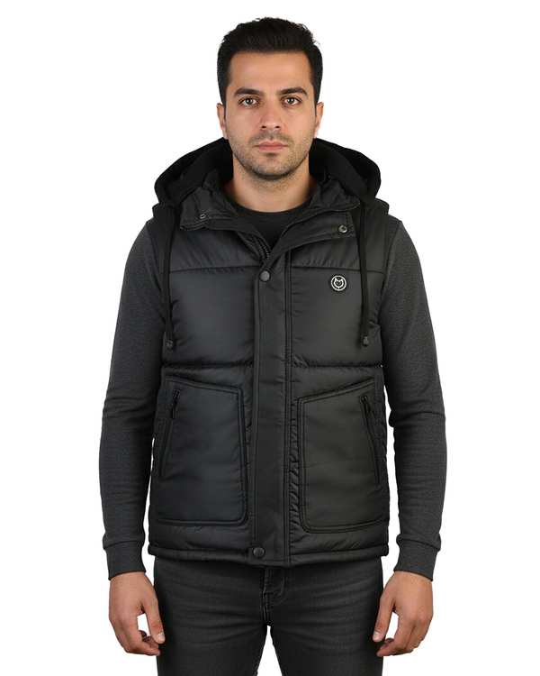 پافر مردانه مشکی مل اند موژ Mel & Moj کد M09025