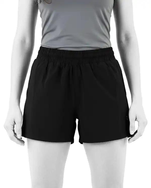 شلوارک ورزشی زنانه مشکی مل اند موژ Mel & Moj کد W09031