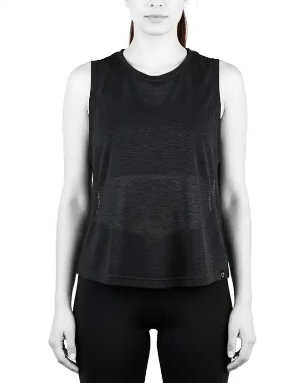 تاپ ورزشی زنانه مشکی مل اند موژ Mel & Moj کد W09060 ?>