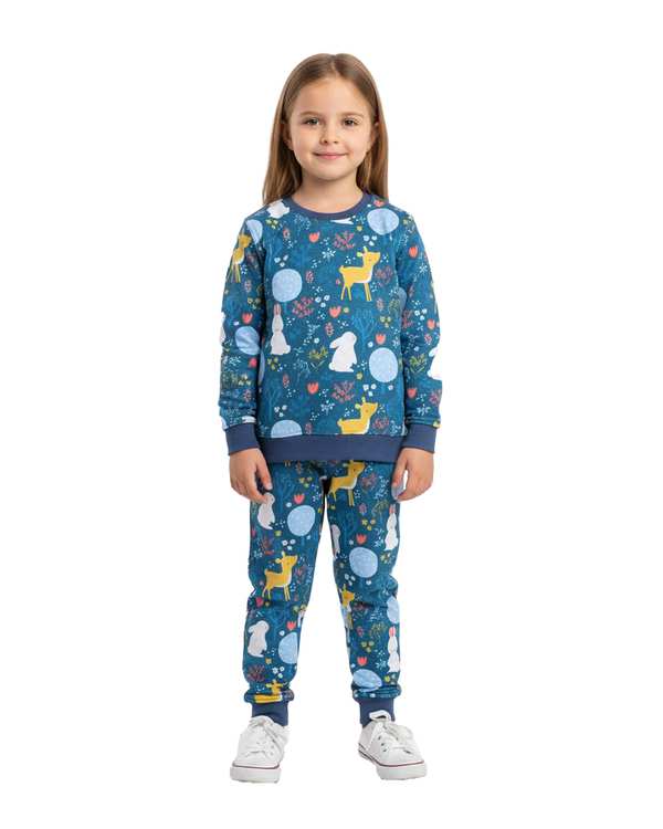 ست سویشرت و شلوار بچگانه گیزولان Gizolan طرح خرگوش مدل SF30