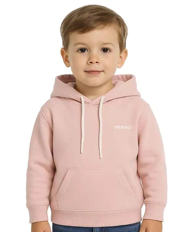 هودی بیسیک پسرانه صورتی مرینو Merino کد 1792