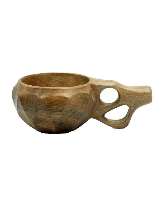 لیوان چوبی هانشوود Hanshwood مدل کوکسا طرح الماس