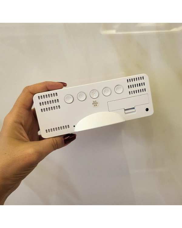 ساعت رومیزی دیجیتال سفید گائوسیو مدل DS-5821L - تصویر 2
