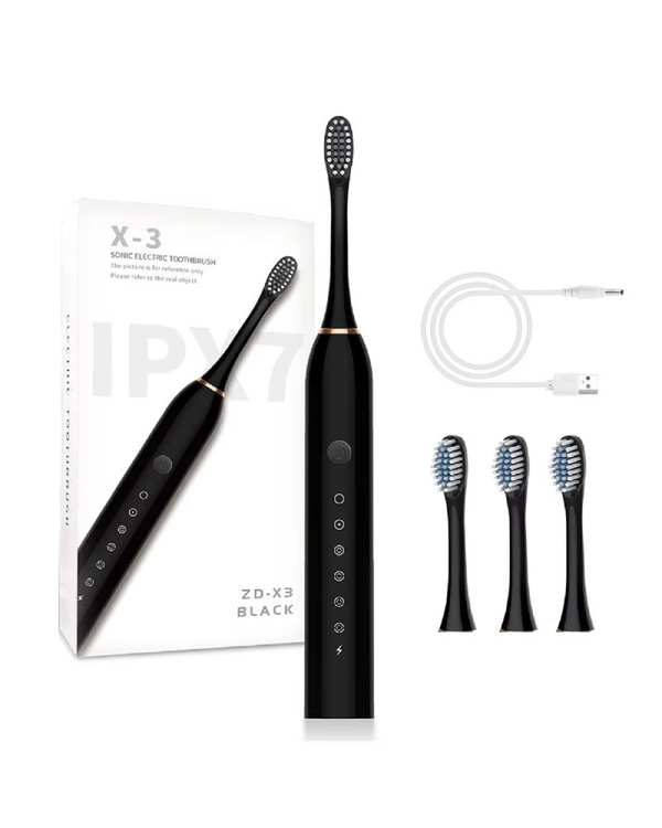 مسواک برقی مشکی مدل ipx7-3