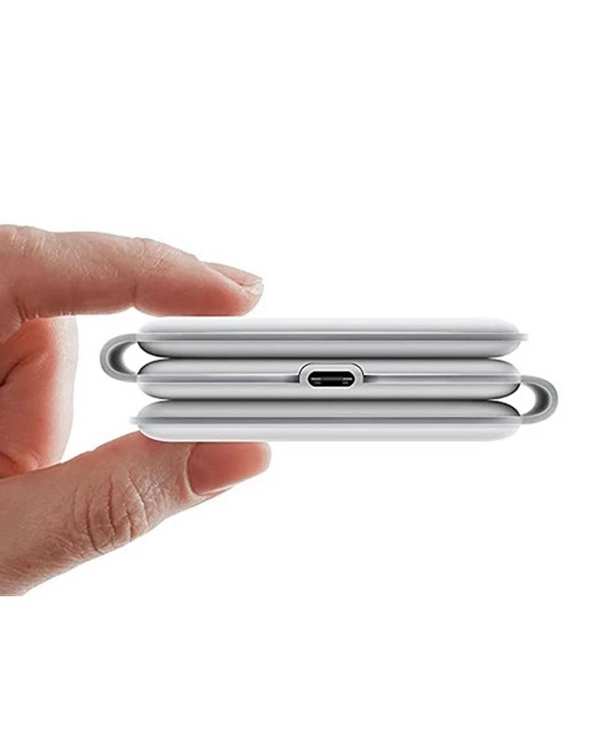 شارژر وایرلس تاشو سفید مدل 3in1 - تصویر 3