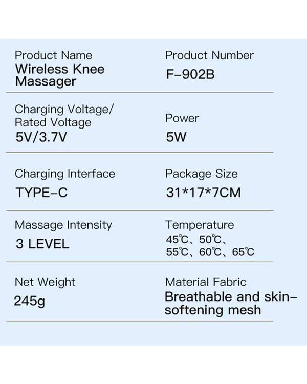 ماساژور هوشمند زانو خاکستری ام دی اچ ال Mdhl مدل MD072 - تصویر 10