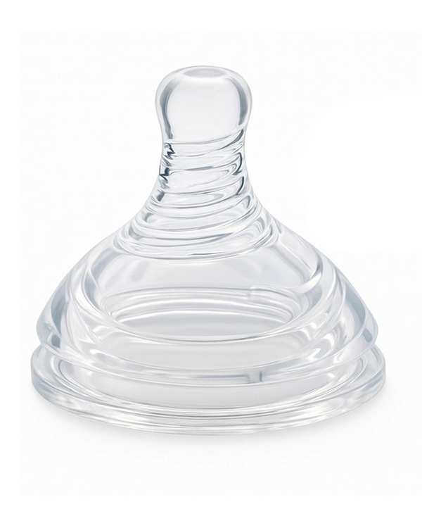 سر شیشه سیلیکونی دهانه عریض وی کر Wee Care سری Mom Sense