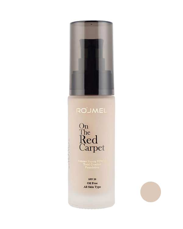 کرم پودر شیشه ای رژمل Rojmel شماره 010 حجم 30ml