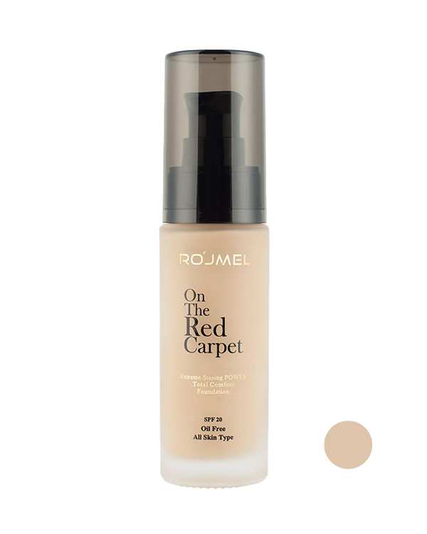 کرم پودر شیشه ای رژمل Rojmel شماره 012 حجم 30ml