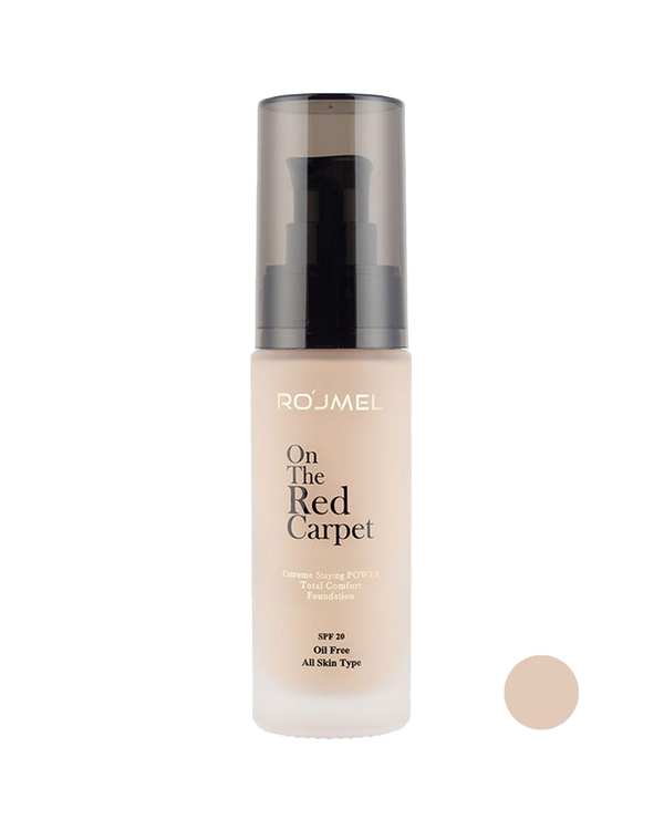 کرم پودر شیشه ای رژمل Rojmel شماره 020 حجم 30ml