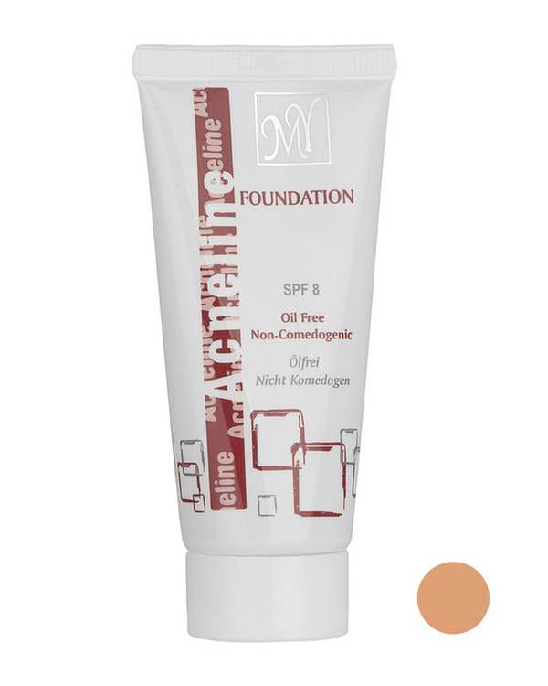 کرم پودر فاقد چربی آکنه لاین SPF8 تیوپی مای My رنگ بژ شماره A02