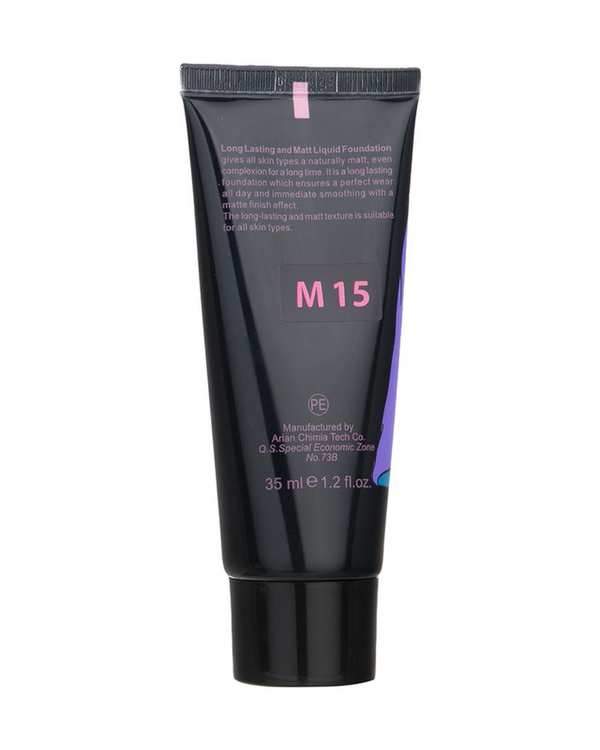 کرم پودر تیوپی مات کالیستا Callista مدل Long Lasting And Matt رنگ بژ عسلی شماره M15 - تصویر 2