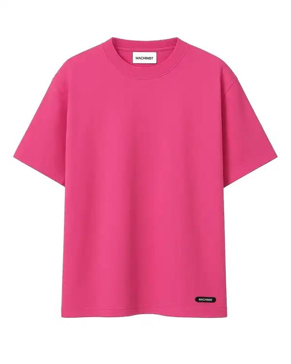 تی شرت مردانه بیسیک صورتی کد ۱۰۰۷۰۲