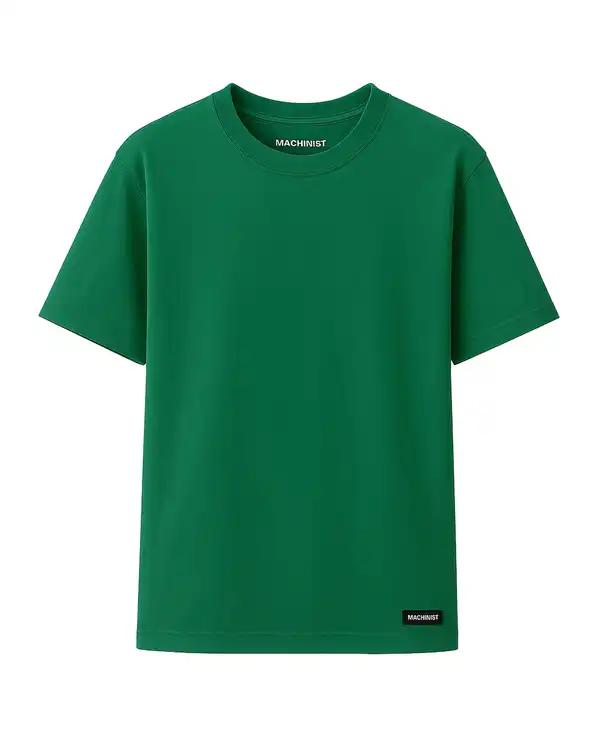 تی شرت مردانه بیسیک سبز کد ۱۰۰۷۰۵