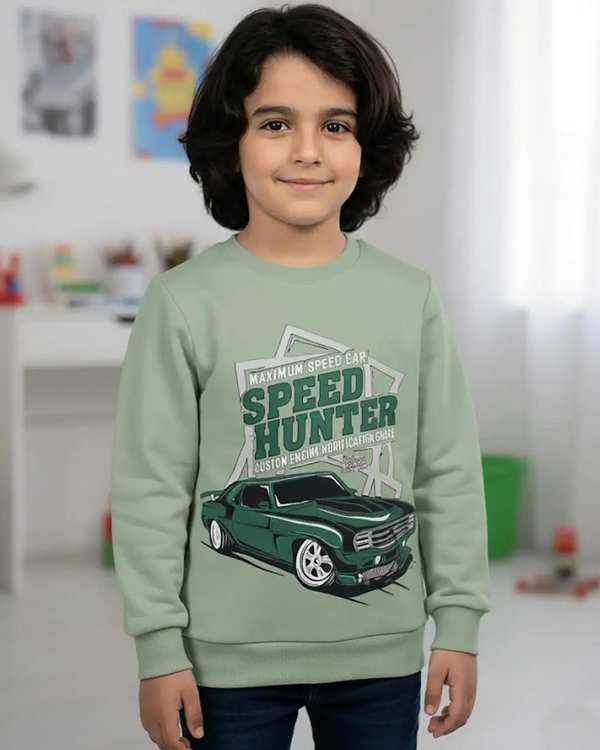 سویشرت پسرانه سبز ملورینا Melorina کد 42202