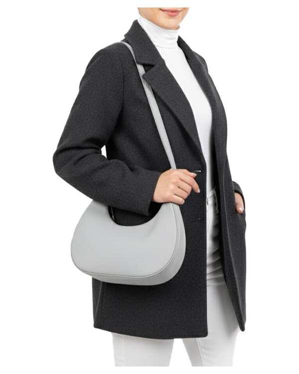 کیف دوشی زنانه طوسی بیسراک Bisrak مدل SL-110979 - تصویر 3