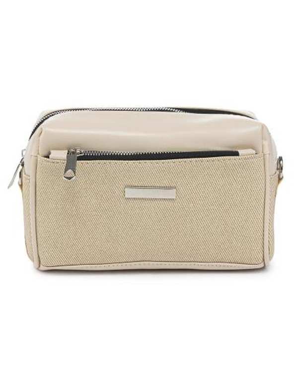 کیف دوشی زنانه کرم بیسراک Bisrak مدل SL-117640