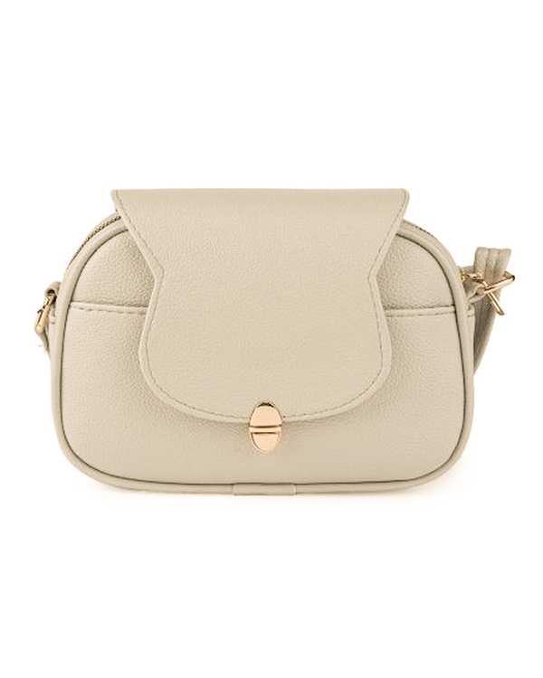 کیف دوشی زنانه کرم بیسراک Bisrak مدل SL-117650