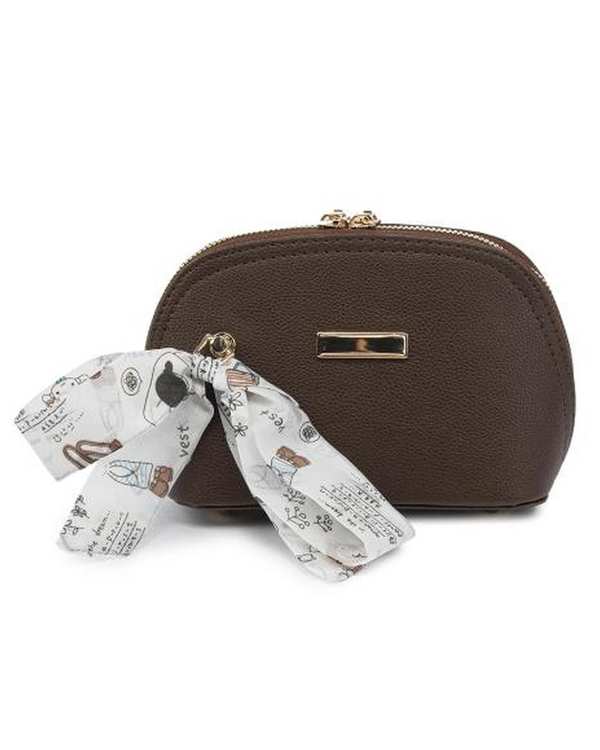 کیف دوشی زنانه قهوه ای بیسراک Bisrak مدل SL-117650