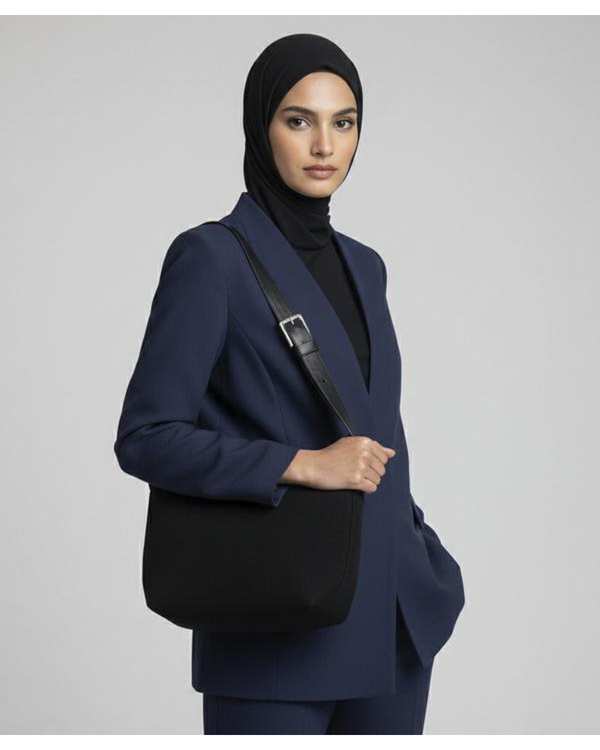 کیف دوشی زنانه مشکی بیسراک Bisrak مدل SL-119254 - تصویر 3