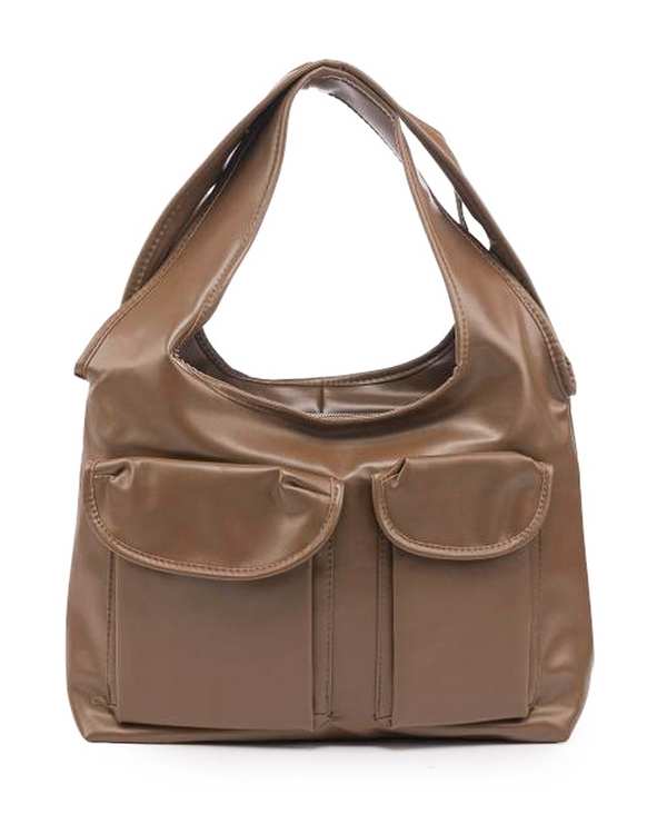 کیف دوشی زنانه قهوه ای بیسراک Bisrak مدل SL-119256