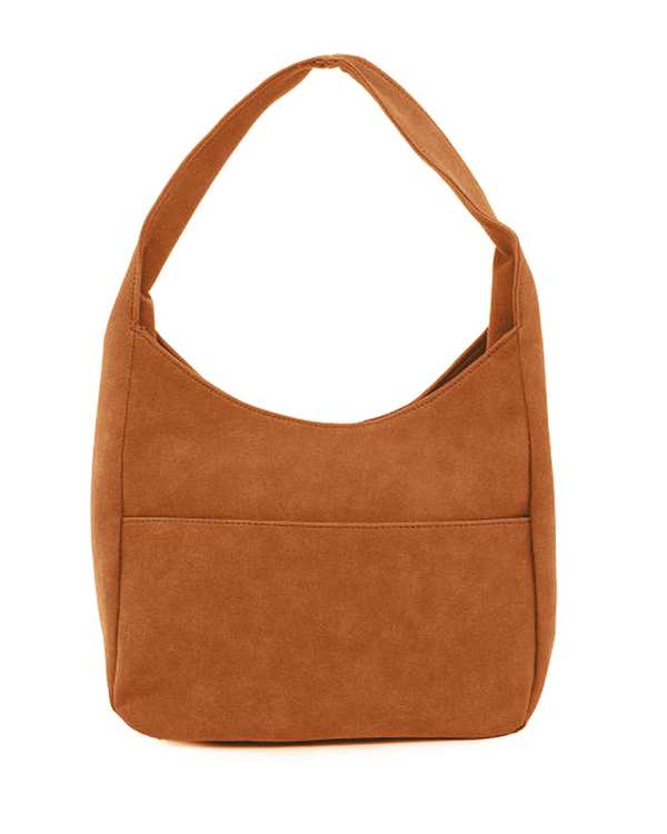 کیف دوشی زنانه عسلی بیسراک Bisrak مدل SL-119258