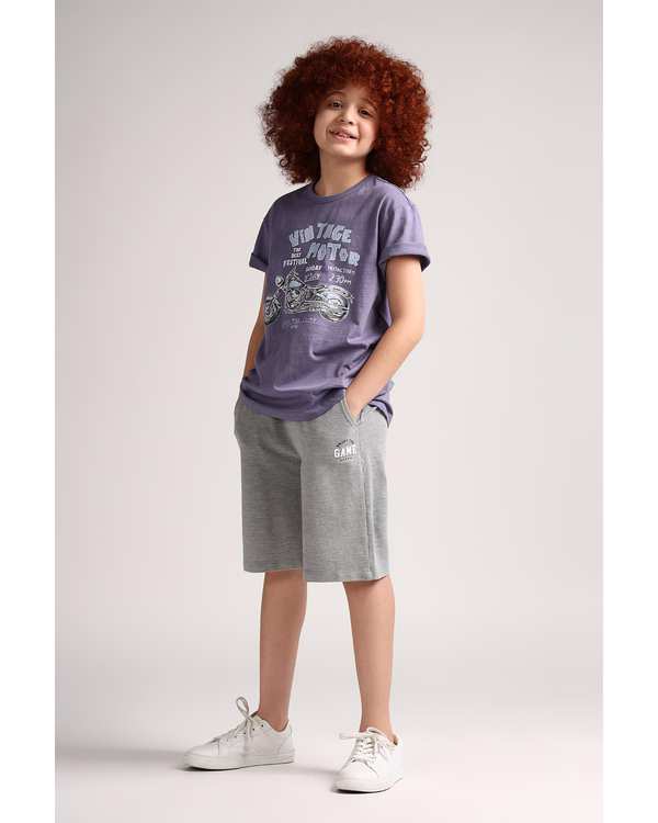 تی شرت پسرانه بنفش سارک Sarak مدل 3778