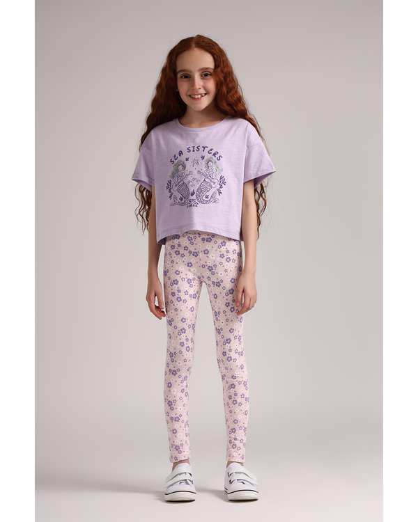 لگینگ دخترانه صورتی روشن سارک Sarak مدل 3954