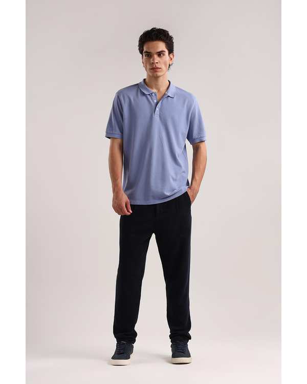 پولوشرت مردانه اسپرت آبی یاسی سارک Sarak مدل 4834