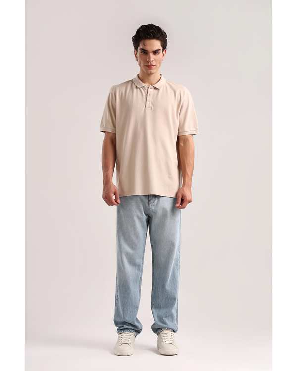 پولوشرت مردانه اسپرت کرم روشن سارک Sarak مدل 4834