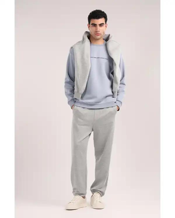 شلوار مردانه دمپا کشی طوسی سارک Sarak مدل 4464