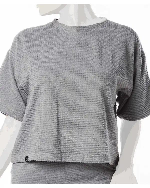 تی شرت ورزشی زنانه طوسی مل اند موژ مل اند موژ Mel & Moj کد W08042