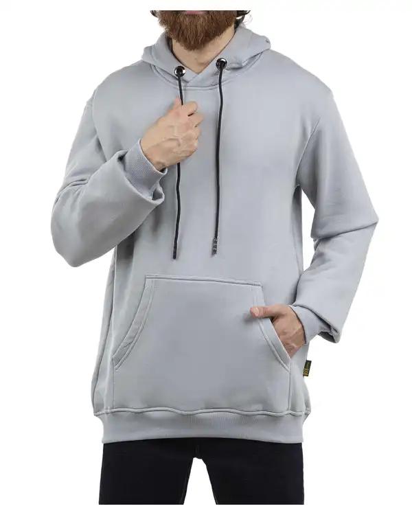 هودی مردانه طوسی لیوایرن Lioiren مدل am-lio-1020019