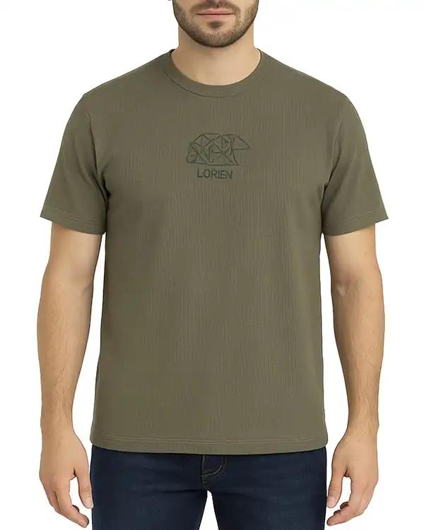تی شرت مردانه سبز سدری لیوایرن Lioiren مدل am-lio-1050116