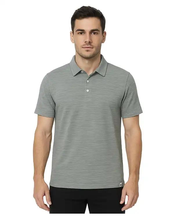 پولوشرت ورزشی مردانه سبز مل اند موژ Mel & Moj کد M09088