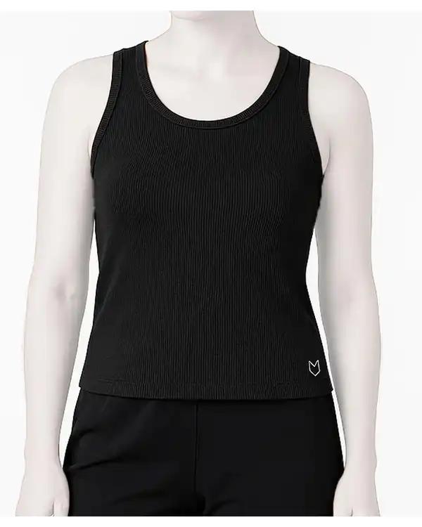تاپ ورزشی زنانه مشکی مل اند موژ Mel & Moj کد W09107