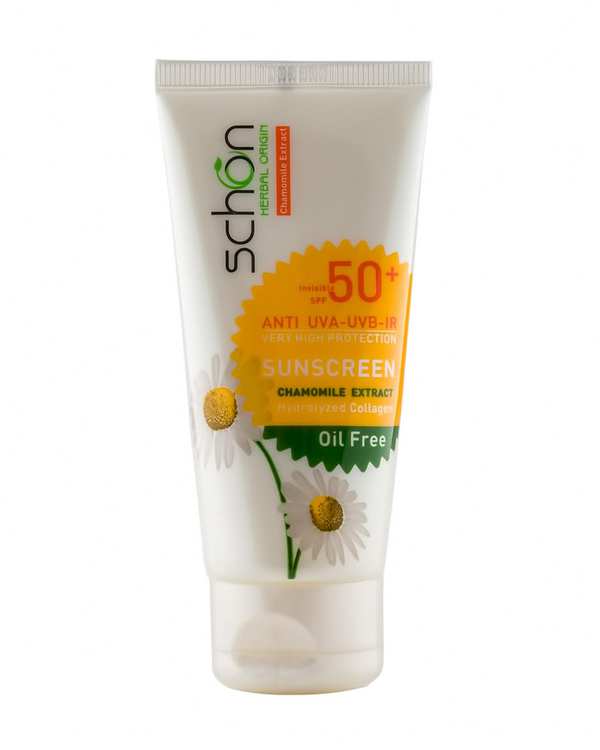 کرم ضد آفتاب بی رنگ SPF50 فاقد چربی شون Schon مناسب پوست چرب