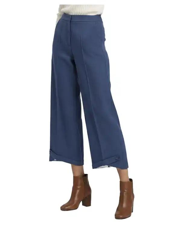 شلوار پارچه ای زنانه سرمه ای ریس Rees کد 1036004-16