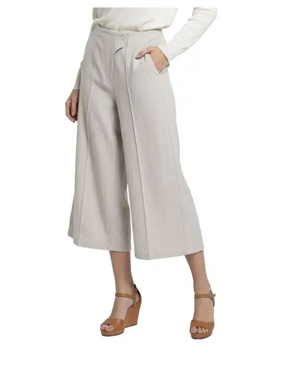 شلوار پارچه ای زنانه سبز ریس Rees کد 1030085-02