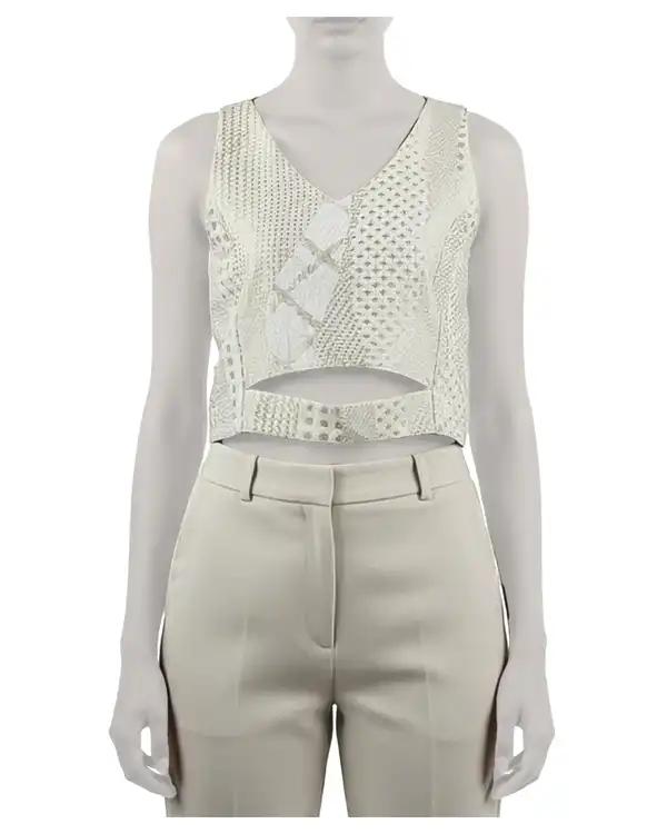 تاپ زنانه کرم ریس Rees کد 1056008-25