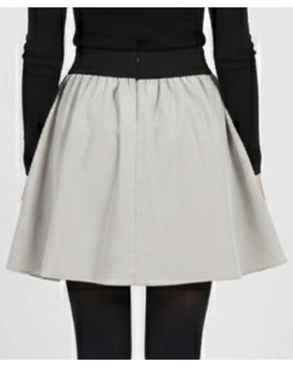 دامن زنانه کوتاه طوسی روشن ریس Rees کد 1086002-22 - تصویر 2
